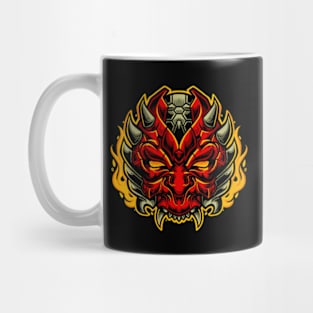 Red Mask Ronin Samurai Mug